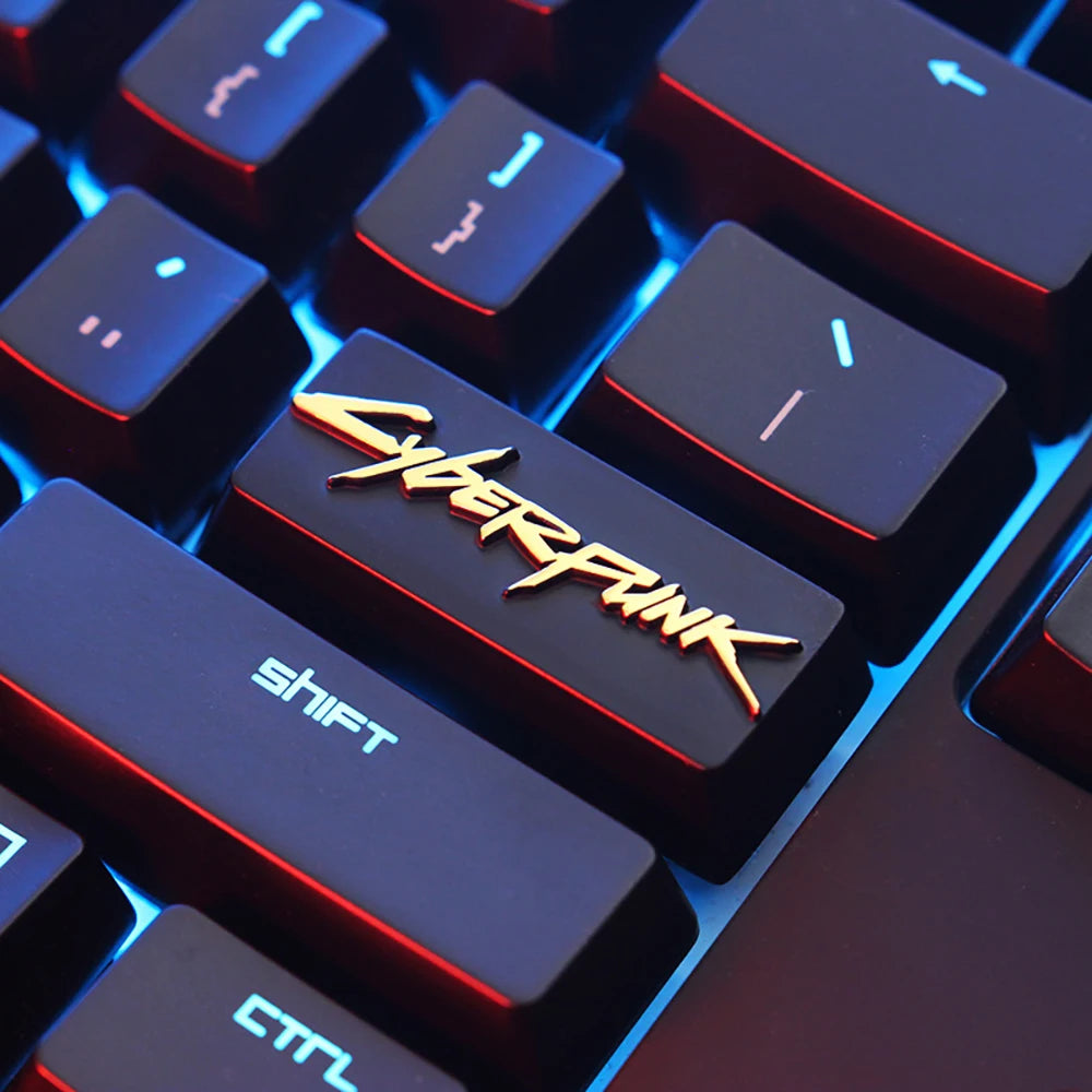 Touche Entrée Artisan pour clavier mécanique, thème GAME OVER, en alliage de zinc et d'aluminium, compatible MX Axis, AULA F75, Ajazz AK820 Pro.