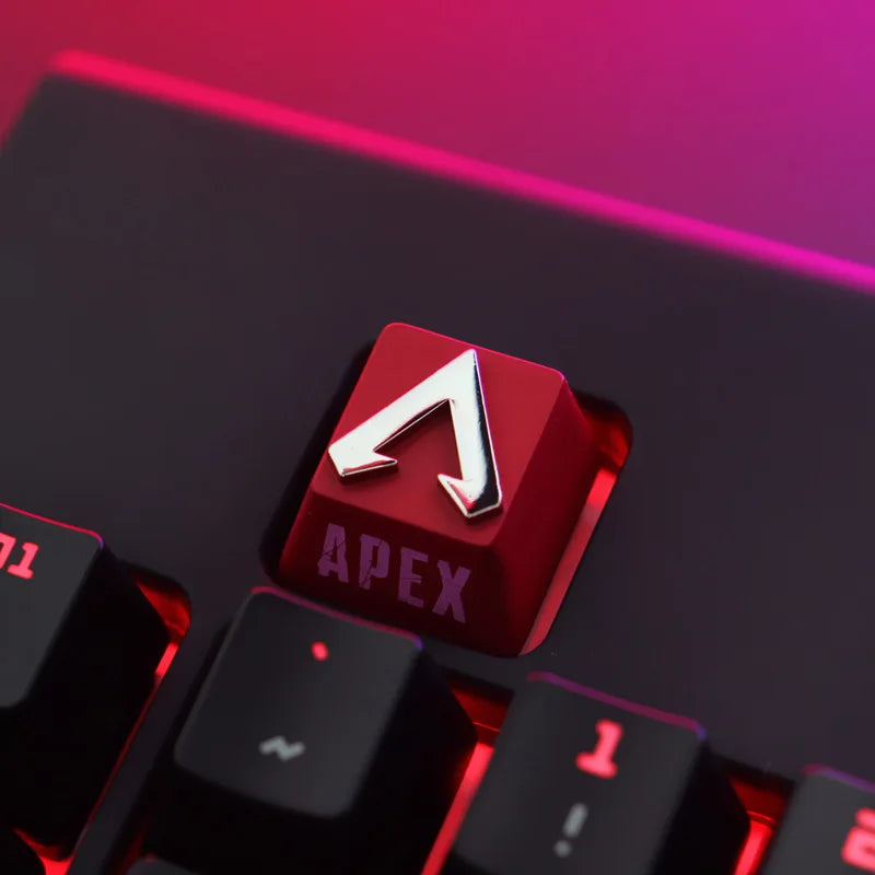 Touche Entrée Artisan pour clavier mécanique, thème GAME OVER, en alliage de zinc et d'aluminium, compatible MX Axis, AULA F75, Ajazz AK820 Pro.