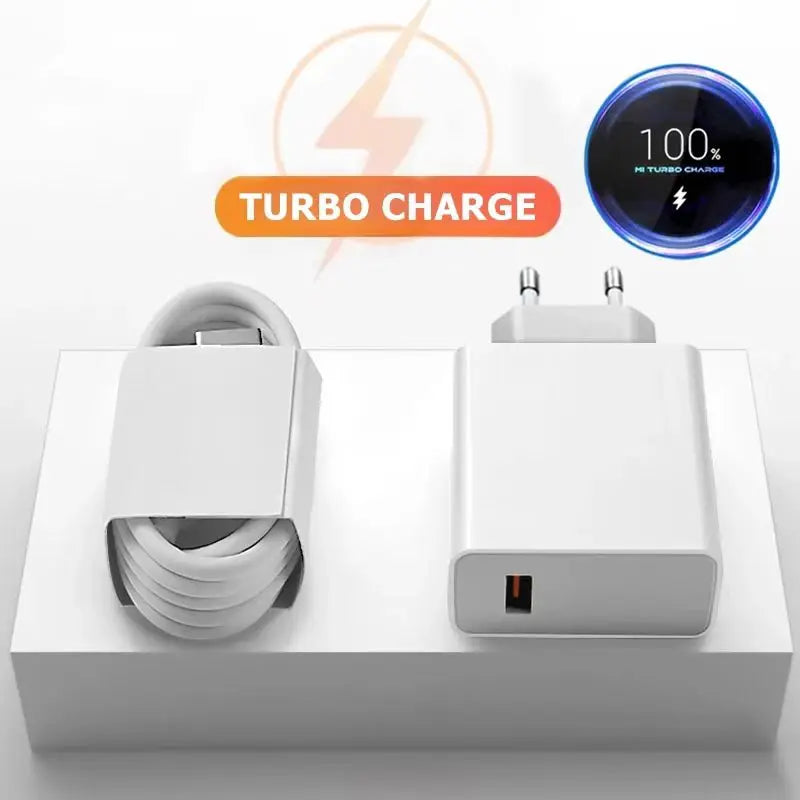 Chargeur de voyage rapide avec port USB pour Xiaomi 100-240V, adaptateur de charge USB, hub de charge polyvalent.