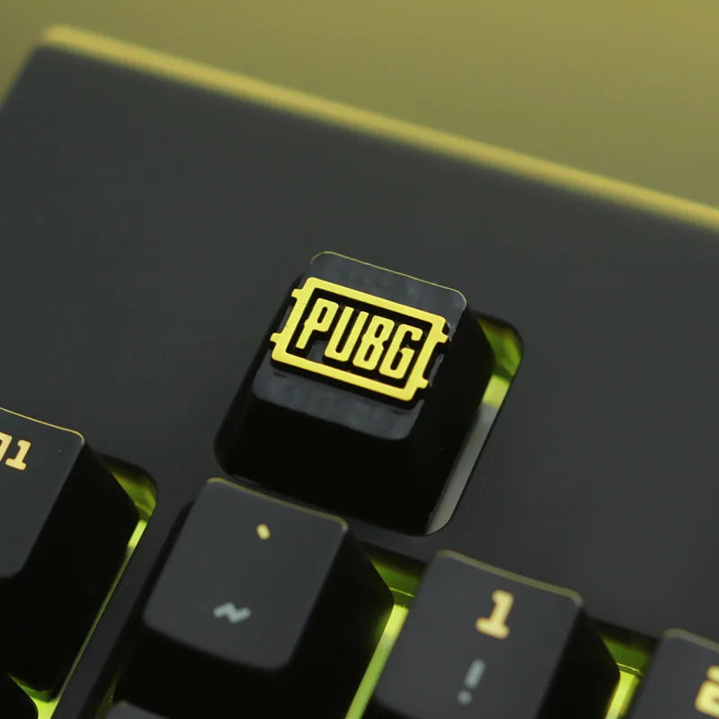 Touche Entrée Artisan pour clavier mécanique, thème GAME OVER, en alliage de zinc et d'aluminium, compatible MX Axis, AULA F75, Ajazz AK820 Pro.