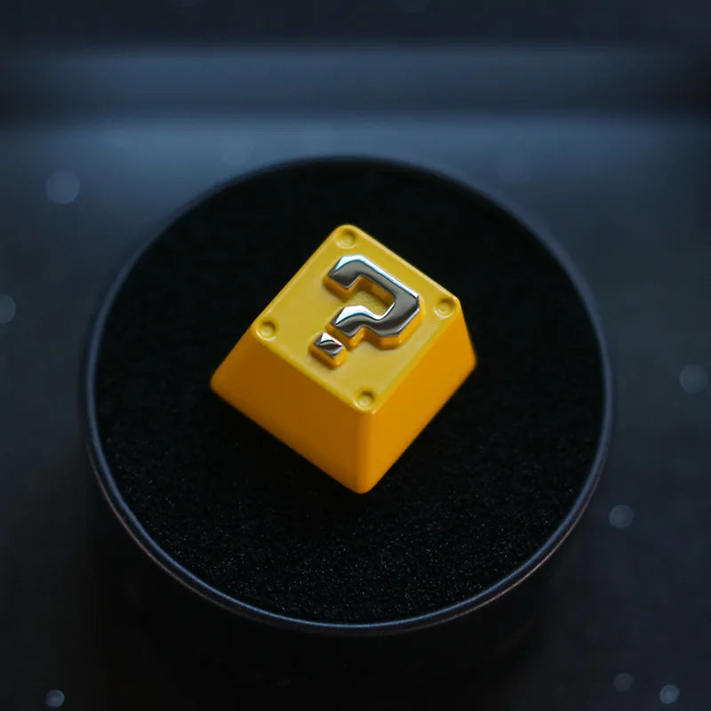 Touche Entrée Artisan pour clavier mécanique, thème GAME OVER, en alliage de zinc et d'aluminium, compatible MX Axis, AULA F75, Ajazz AK820 Pro.