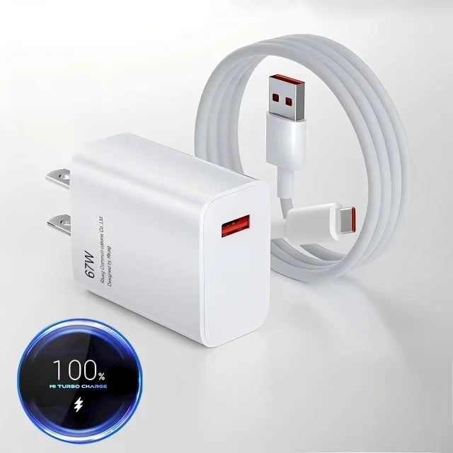 Chargeur de voyage rapide avec port USB pour Xiaomi 100-240V, adaptateur de charge USB, hub de charge polyvalent.