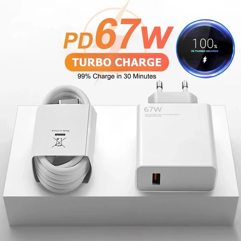 Chargeur de voyage rapide avec port USB pour Xiaomi 100-240V, adaptateur de charge USB, hub de charge polyvalent.