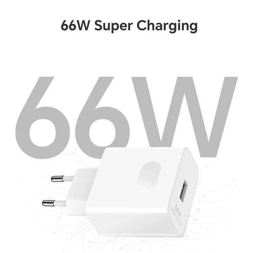 Chargeur ultra-rapide 6A 66W avec câble USB-C pour Huawei Mate 40, 50, 60, P50, P60, Nova 8, 9, 10, Honor 50, 70, 90, 100, 200 Lite, X7, X8, X9 et Magic 5