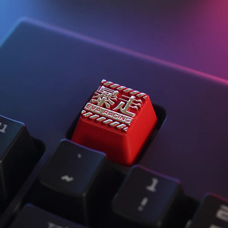 Touche Entrée Artisan pour clavier mécanique, thème GAME OVER, en alliage de zinc et d'aluminium, compatible MX Axis, AULA F75, Ajazz AK820 Pro.