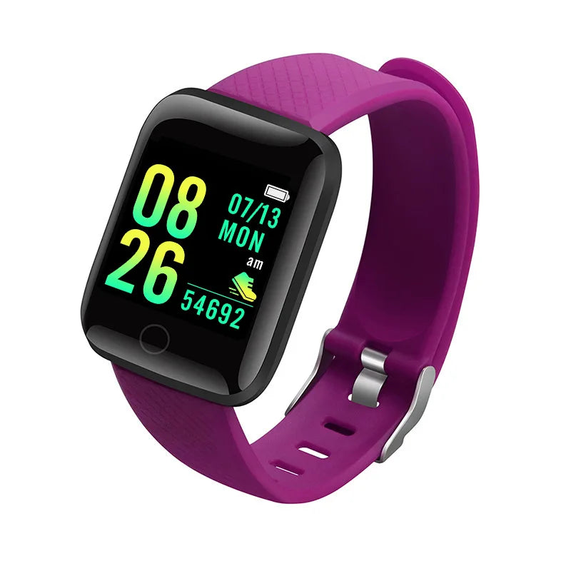 Montre connectée pour homme et femme, bracelet connecté avec messagerie et suivi d'activité, cadeau d'anniversaire, horloge électronique pour Android et iOS.